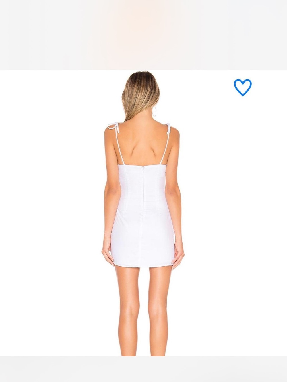 Superdown Pia Ruched Ruffle Dress White - Picture 2 of 6